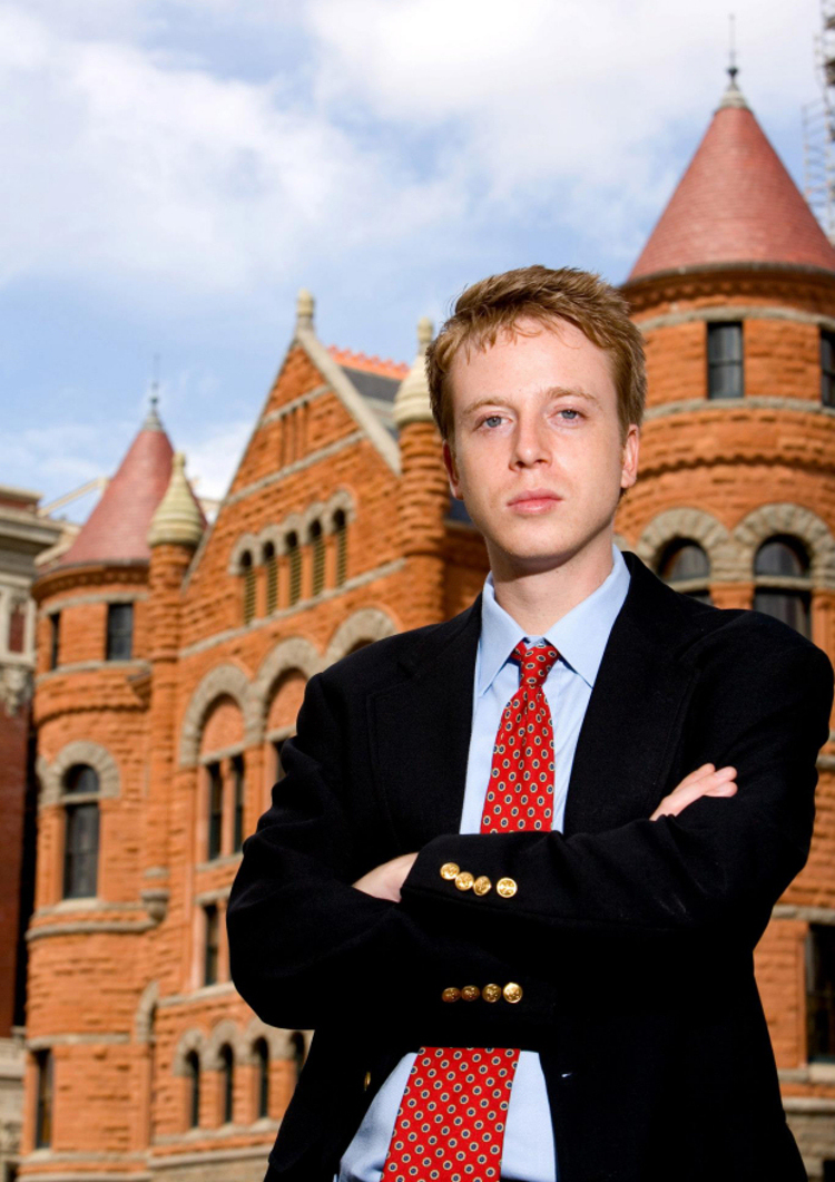 Barrett Brown, of Dallas, is the only journalist currently jailed in America, according to press freedoms group Reporters Without Borders. (Photo credit: Wikimedia Commons)