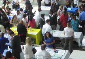 Long Island job fair.