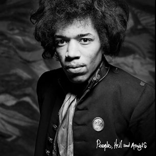 Jimi Hendrix - Somewhere - People, Hell, Angels - Cover art