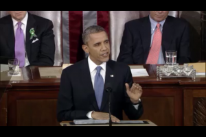 President Barack Obama gave his first State of the Union address of his second term Tuesday, Feb. 12, 2013.