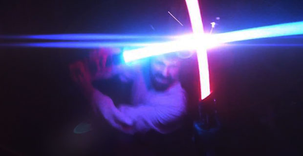 Lightsaber battle - POV Video - The Stunt People