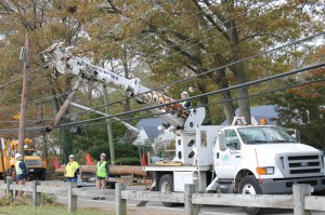 LIPA crews during Superstorm Sandy