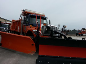 Nassau County plow truck