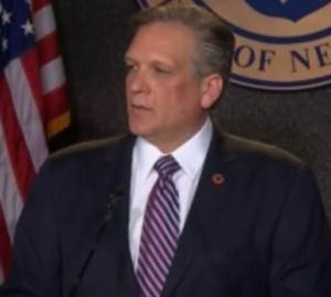 Nassau County Executive Ed Mangano gave his fourth State of the County address at the Morrelly Homeland Security Center in Bethpage on Wednesday, March 6, 2013.
