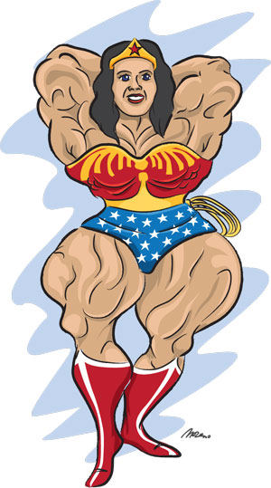 Wonder Woman - Steroids (Illus. Jon Moreno)