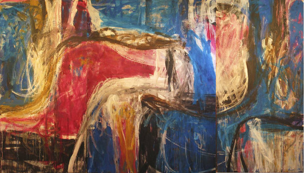 Frtiz Bultman's "Blue Triptych," 1961. 