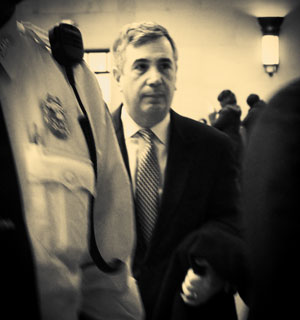 UNINDICTED CO-CONSPIRATOR:  Gary Parker, a CPA from Merrick who asked his police friends’ for help quashing the arrest of his son, Zachary, was a star witness at Flanagan’s trial (Photo by Rashed Mian/Long Island Press)