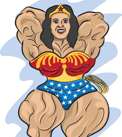 Wonder Woman - Steroids (Illus. Jon Moreno)