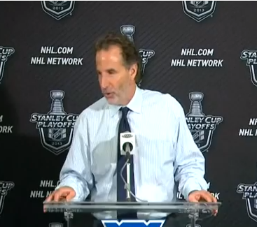 John Tortorella (Photo credit: YouTube/HockeyWebCaster)