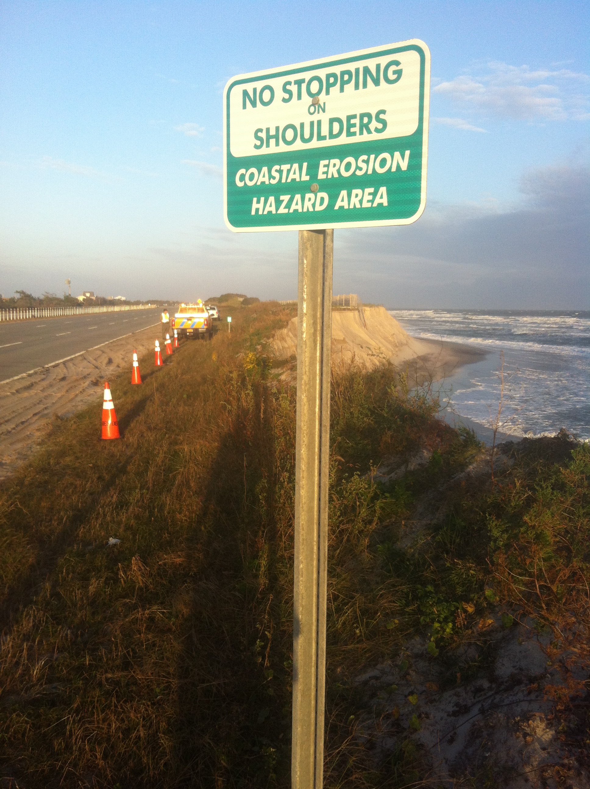 Gilgo Beach Dune Erosion Filled With Sand