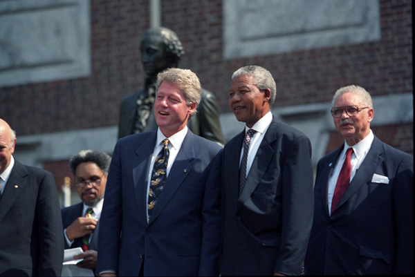 Nelson Mandela, who rose to South Africa's highest office after his 27-year incarceration, died Dec. 5. He was 95.