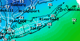 NWS forecast map.