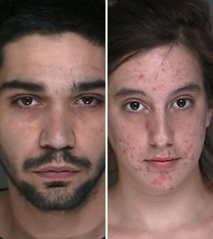 Christopher Marino (Left) and Jamie Greco (Right) are accused of 15 armed robberies across Suffolk County that began on Dec. 9. 