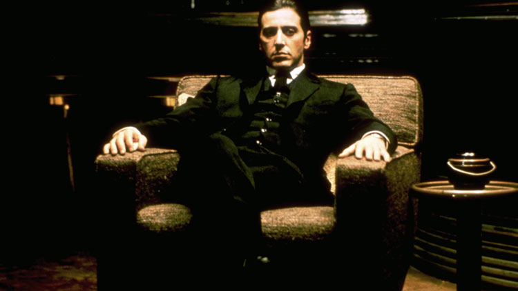 Michael Corleone: "Today I settle all family business." (Photo credit: Godfather/Facebook) 