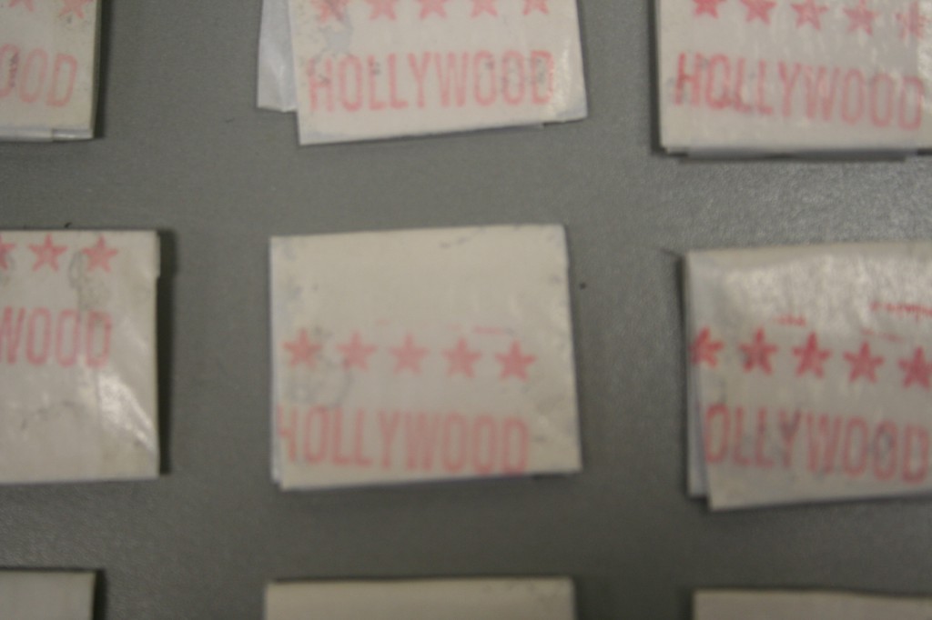 Packages of "Hollywood" heroin seized by authorities in the East End.