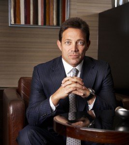 Convict: Jordan Belfort, founder of now-defunct Lake Success brokerage firm Stratton Oakmont, went to prison for securities fraud and money laundering. (Photo credit: Wikimedia Commons)