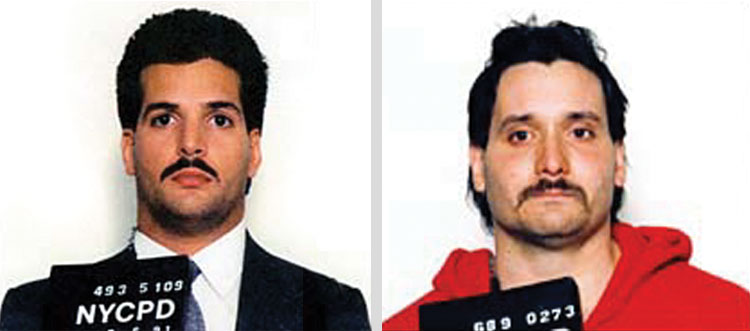 Double Vision: (L) Former NYPD Officer Michael Perez and Ronald Bower. Police allowed Perez to change into a suit and tie for his mug shot, while demanding Bower put on a hooded sweatshirt that victims of sex attacks told police their assailant wore for his. (Long Island Press)