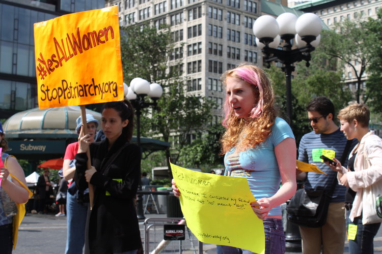 #YesAllWomen Protest NYC
