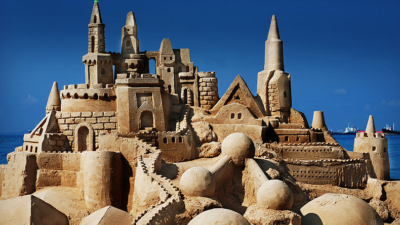 sandcastles