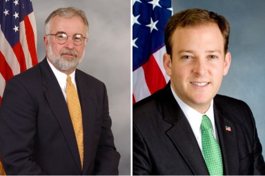 Tim Bishop and Lee Zeldin