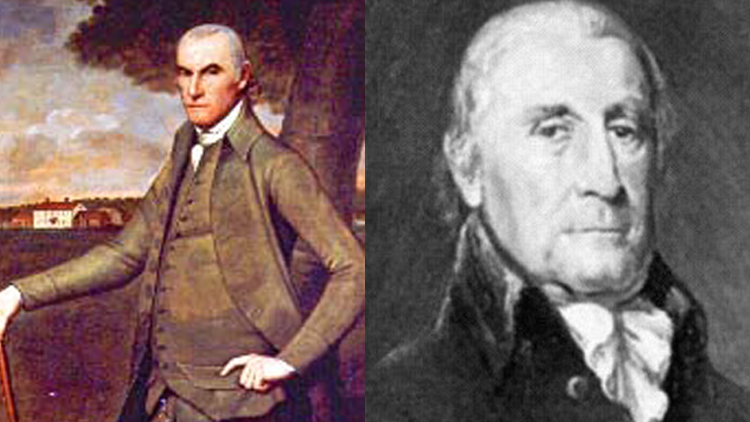 William Floyd (L) and Francis Lewis were Long Island's two signers of the Declaration of Independence. (WikiMedia Commons)