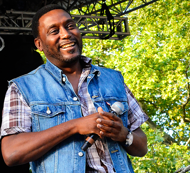 Big Daddy Kane Performing at the 40th Anniversary of Hip Hop Event in NYC's Central Park (Photo: Manny Faces / Birthplace Magazine)