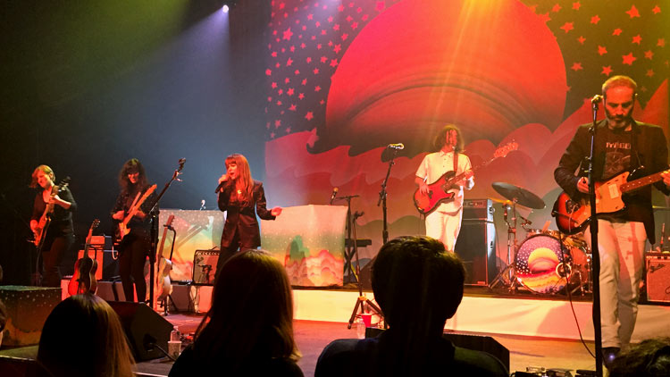Jenny Lewis and her band performing at The Space at Westbury on Nov. 6, 2014. (Jeff Main/Long Island Press)