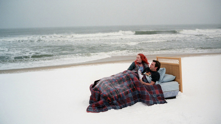 Jim Carey and Kate Winslet in Eternal Sunshine of the Spotless Mind.