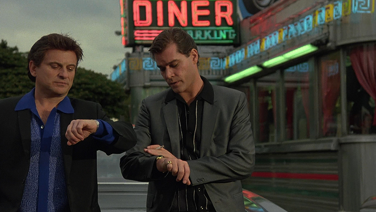 Joe Pesci and Ray Liotta in Goodfellas
