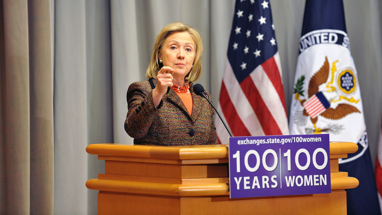 Hillary Clinton, the presumptive Democratic nominee in the 2016 race for the White House, was the first woman US Senator in New York History.