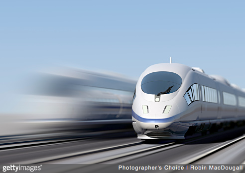 High speed train Getty Images