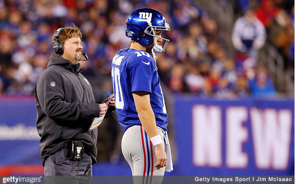 Ben McAdoo and Eli Manning Getty Images