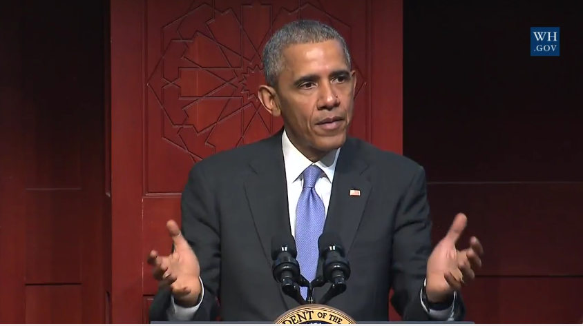 Obama speaks at mosque
