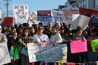 Trump protest Patchogue