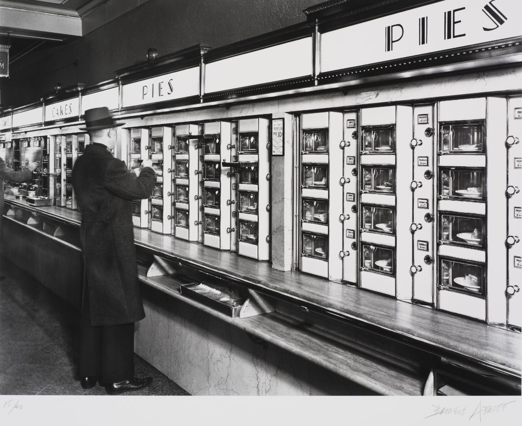 Automat, by Berenice Abbott, 1936