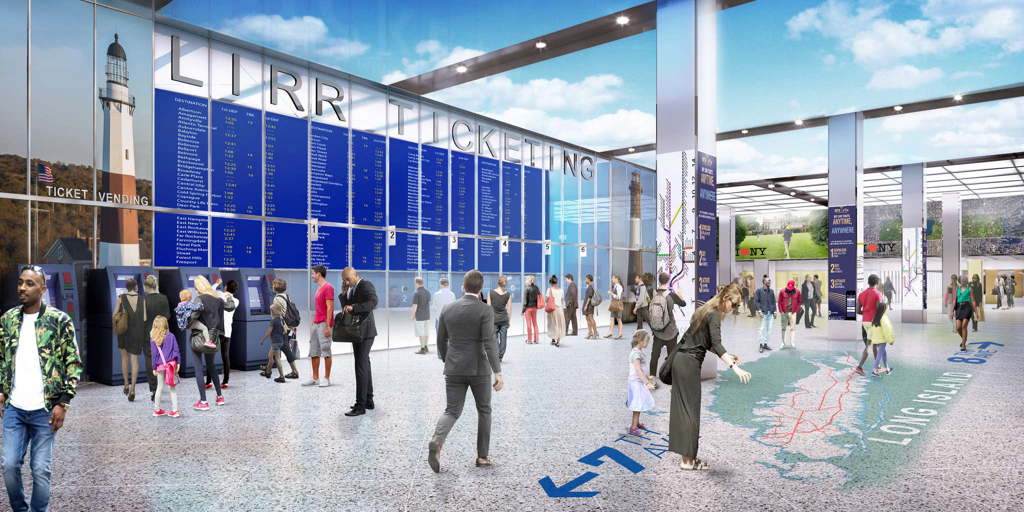 Cuomo Reveals Penn Station Remodel, New Train Hall Housing LIRR
