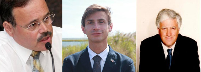 From left: Rick Montano, John DeVito and Joseph Fritz