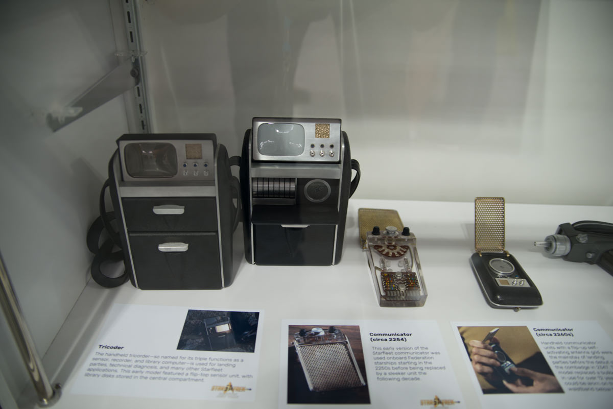 Hand-held communication devices that appeared on Star Trek are said to have inspired the invention of cellphones (Photo by Joe Nuzzo)