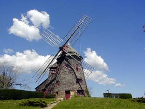 SPOOKY: Students who walk past Stony Brook University Southampton's windmill, built in 1712, report the creepy feeling of being watched. (Long Island Press)