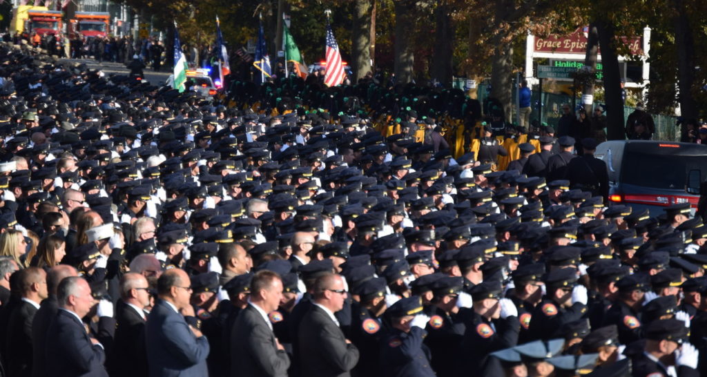 NYPD funeral