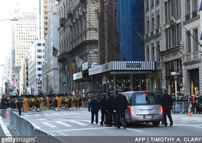 Steven McDonald funeral getty images