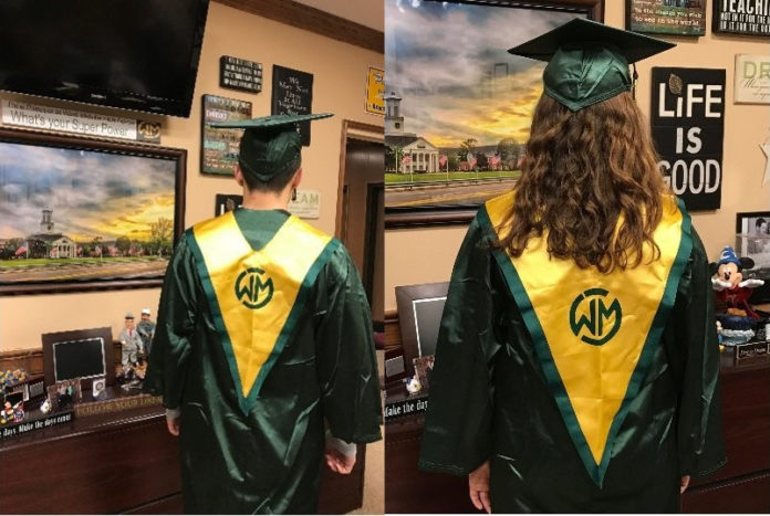 Ward Melville High School graduation gowns