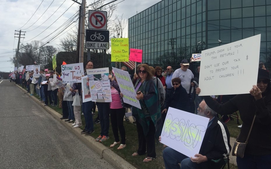 Tax March Protest