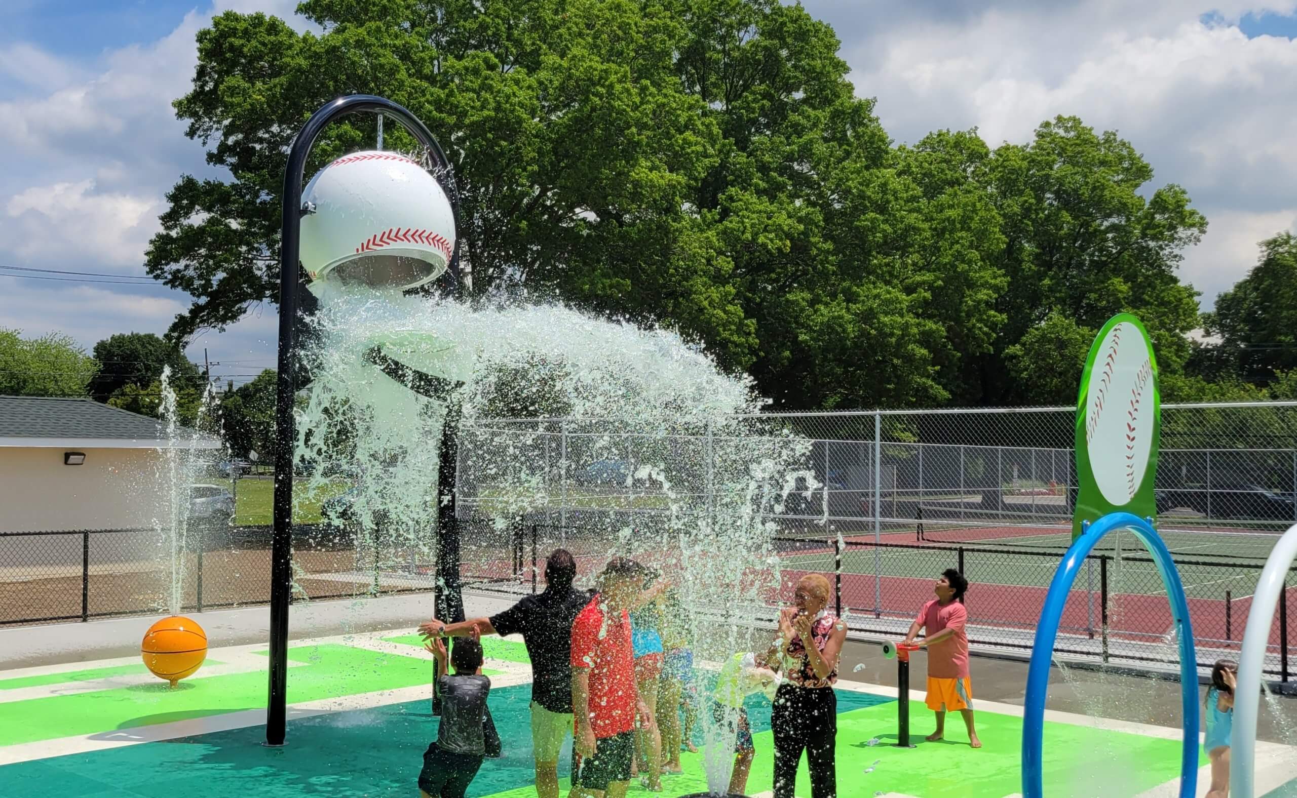 Fournier Water Spray Park - O'Brien & Sons