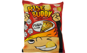 Rise Buddy baked rice snack pizza