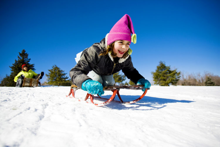 sledding