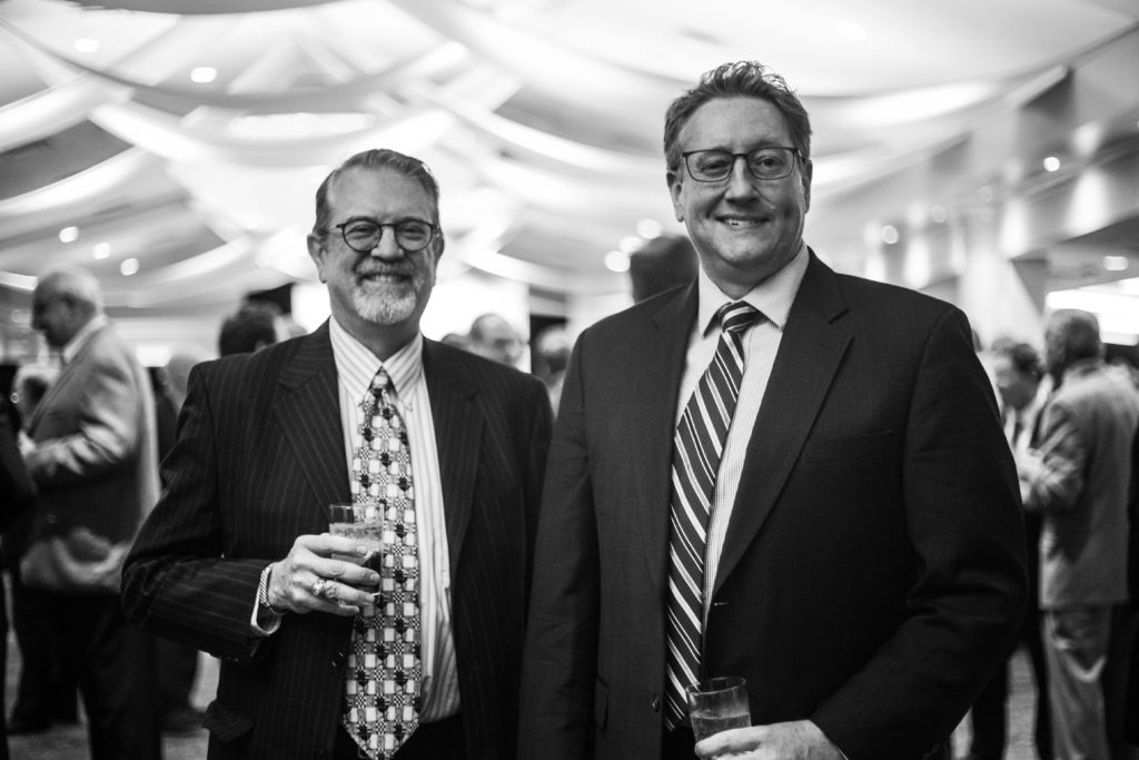 Stephen Holley and Matt Carmody of AKRF at Vision LIs gala Photo by Thomas Christian DeJosia.