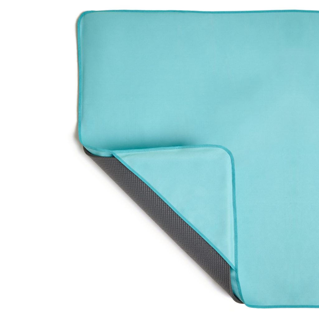 Yoga Mat Towel Blue 3