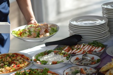 Brunch Dining Cafe Restaurant Table Setting Salad