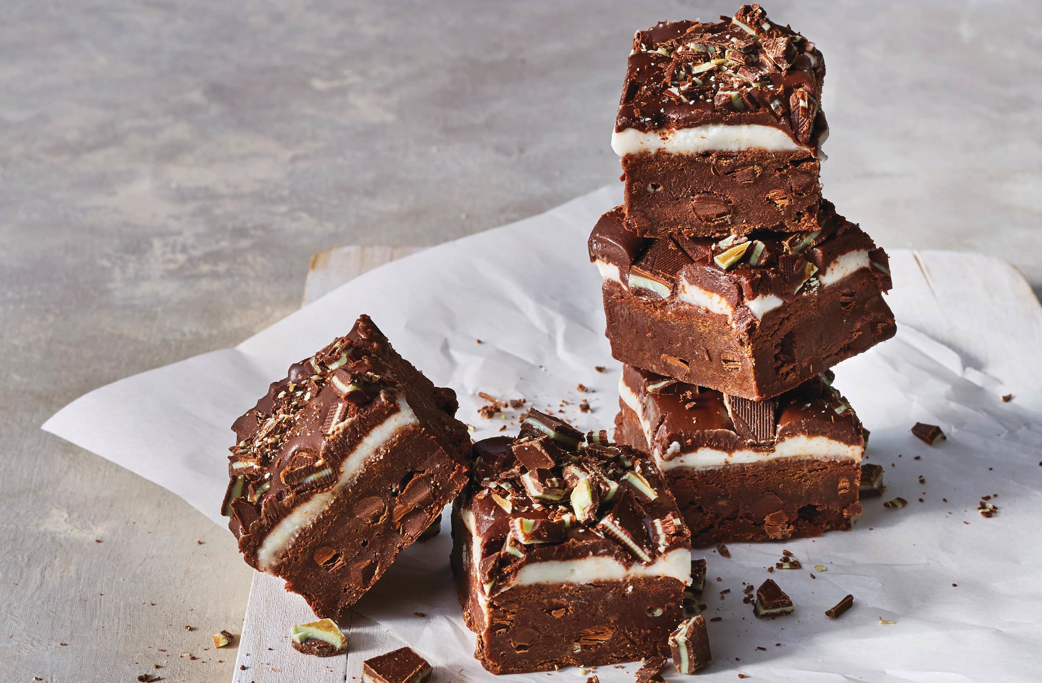 Siriously Delicious Dark Chocolate Mint Brownie with Chocolate Glaze